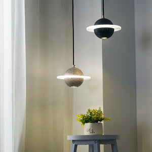 Saturn Planet Chandelier