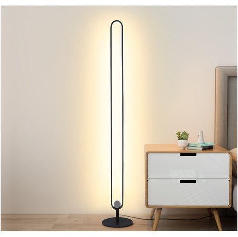 Image of Modern Remote Control U Shape Floor Led Lamp