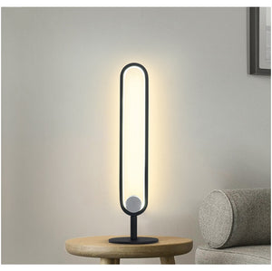 Modern Remote Control U Shape Floor Led Lamp