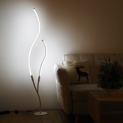 Image of Modern Tree Led Floor Lamp