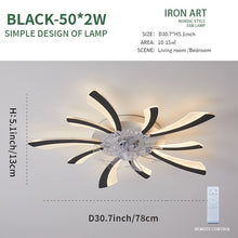 Load image into Gallery viewer, Modern Ceiling Fan with Led Light