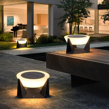 Load image into Gallery viewer, Outdoor Solar Lights Garden Light Column Lamps Waterproof Fence Gate Cap Light