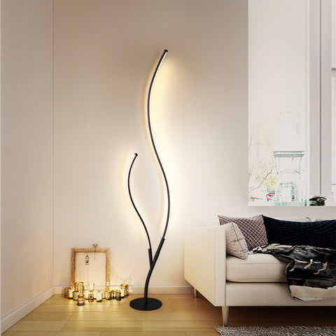 Image of Modern Tree Led Floor Lamp