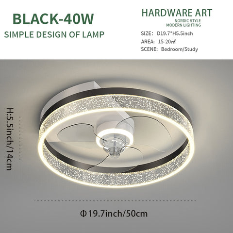 Image of Home Decor Chandelier Fan Light Fixture