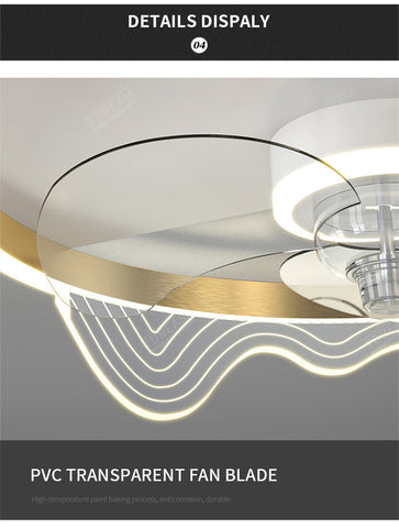 Image of Home Decor Chandelier Fan Light Fixture