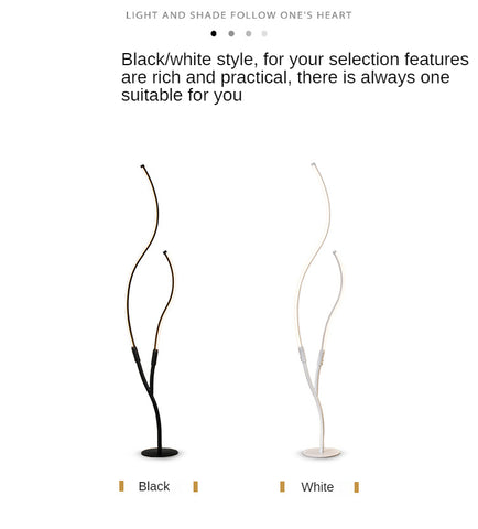 Image of Modern Tree Led Floor Lamp