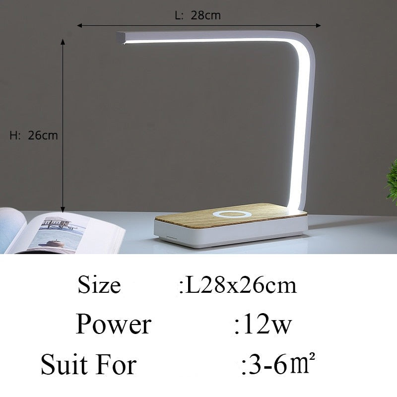 Wireless Charging Table Lamps For Bedroom