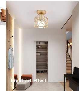 Nordic Minimalism Gold Shade Ceiling Lights