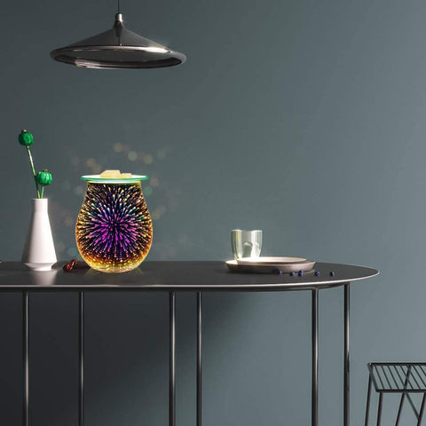Image of 3D Firework Lamp and Oil Burner