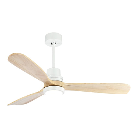 Image of Wooden Modern Fan LED Chandelier