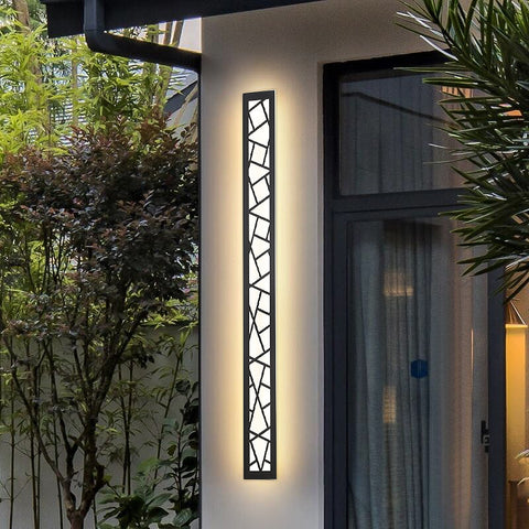 Image of Waterproof Outdoor Aluminum Wall Tall LED Lamp IP65