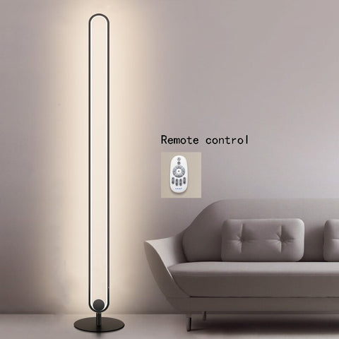 Image of Modern Remote Control U Shape Floor Led Lamp