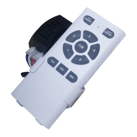 Image of Silent Fan Ceiling Lamp - Loft Fan With LED Light and Remote