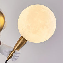 Load image into Gallery viewer, Nordic LED Astronaut Moon Lamp
