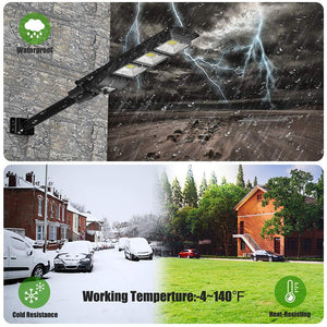 Solar Street Outdoor Light Lamp Panel With Remote Control