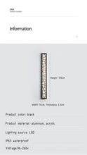 Load image into Gallery viewer, Waterproof Outdoor Aluminum Wall Tall LED Lamp IP65