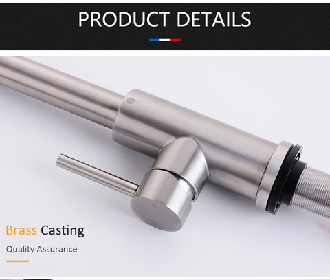 Image of Sensor Kitchen Faucet Stainless Steel With Pull-Out Faucet