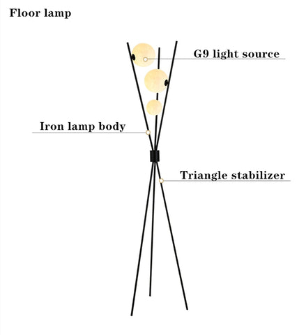 Image of 3D Printing Moon Floor Lamp