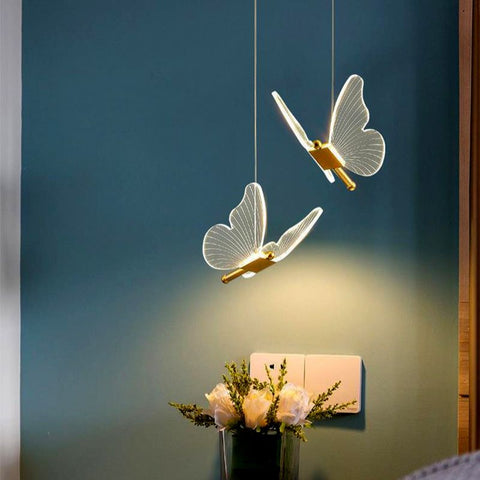Image of New Butterfly Nordic Pendant Lights Lamp