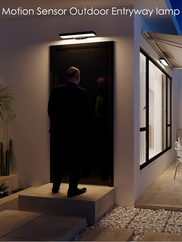 Image of LED Dusk to Dawn Motion Sensor Outdoor Modern Lights IP54