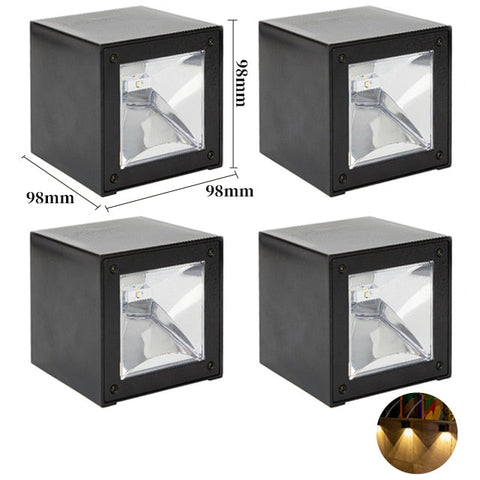 Image of LED Wall Lamp Solar Light Sunlight Sensor IP65 Waterproof
