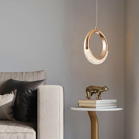 Image of Luxury Gold Nordic Interior LED Wall Light Fixture