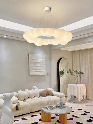 Image of Modern Cloud LED Ceiling Pendant Chandelier