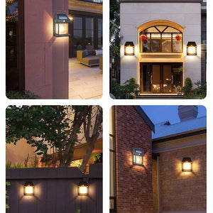 New Outdoor Solar Power Lamp with Motion Sensor