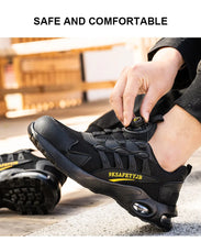 Load image into Gallery viewer, Indestructible Lightweight Work Shoes Safety Shoes Rotating Button