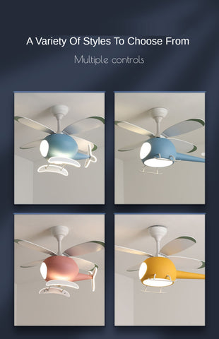 Image of Children's Room Airplane Ceiling Fan Lights