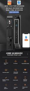 New Fingerprint Door Lock 3D Face Recognition Smart Door Lock