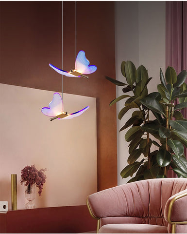Image of New Butterfly Nordic Pendant Lights Lamp