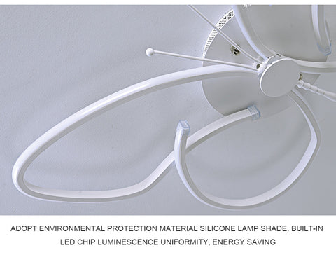 Image of Modern LED Butterfly LED Ceiling Lamp Dimmable