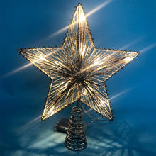 Load image into Gallery viewer, Christmas Tree Topper LED Star Tree Topper Battery Operated