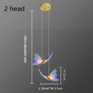 New Butterfly Nordic Pendant Lights Lamp