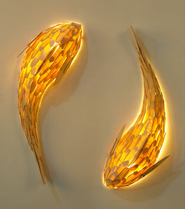 Handmade Fish Wall Lamp Japanese Style