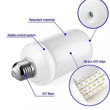 Load image into Gallery viewer, LED Flame Effect Flickering Fire Light Bulb with Gravity Sensor