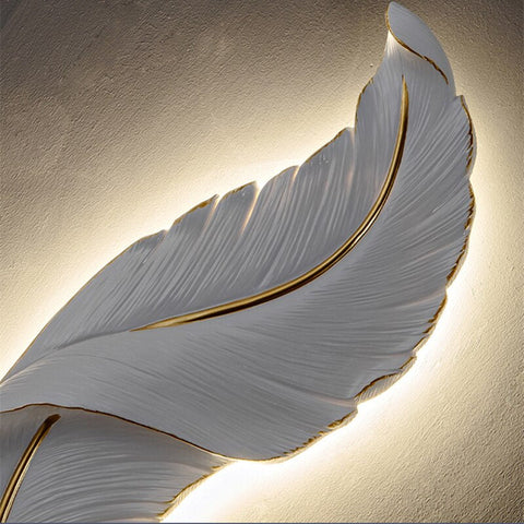 Image of Led Feather Wall Lamp