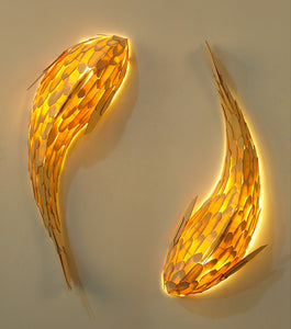 Handmade Fish Wall Lamp Japanese Style
