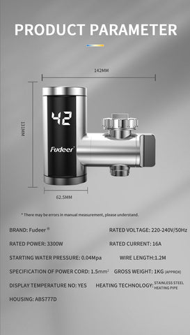Image of Instant Electric Hot Water Faucet Adapter
