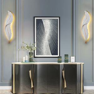 White Feather Wall Nordic Lamp