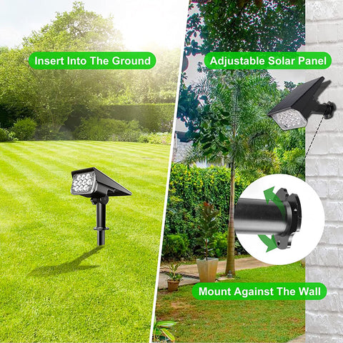 Image of Solar Power Landscape Spotlights Garden Light outdoor IP65 Spotlight