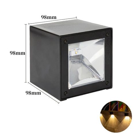 Image of LED Wall Lamp Solar Light Sunlight Sensor IP65 Waterproof