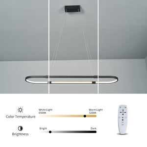 NEO Gleam Minimalist Modern Chandelier For Dining Room Kitchen Bar