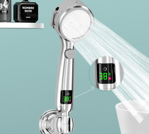 Image of Temperature Display Shower Head On Sale