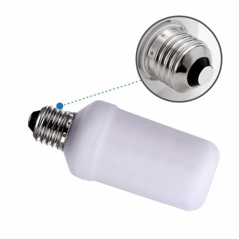 Image of LED Flame Effect Flickering Fire Light Bulb with Gravity Sensor