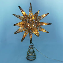 Load image into Gallery viewer, Christmas Tree Topper LED Star Tree Topper Battery Operated