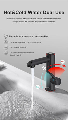 Image of Electric Instant Heater Faucet Stainless Steel
