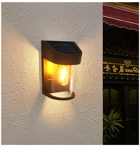 Image of Vintage Solar Powered Lamp Outdoor for Garden Decoration Waterproof IP54