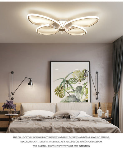 Image of Modern LED Butterfly LED Ceiling Lamp Dimmable